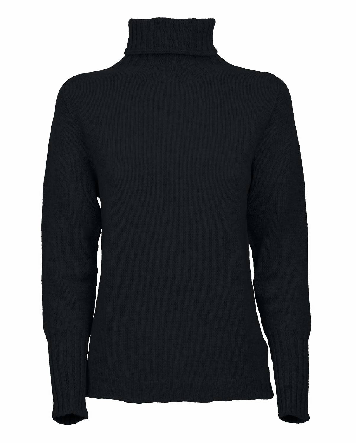 Monticelli Cashmere - Women's Classic Cashmere Turtleneck Sweater