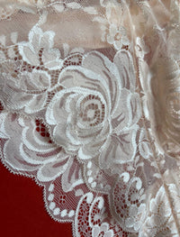 Kilo Brava Whisper Lace Teddy Bodysuit in peach - women's shirt - view 4