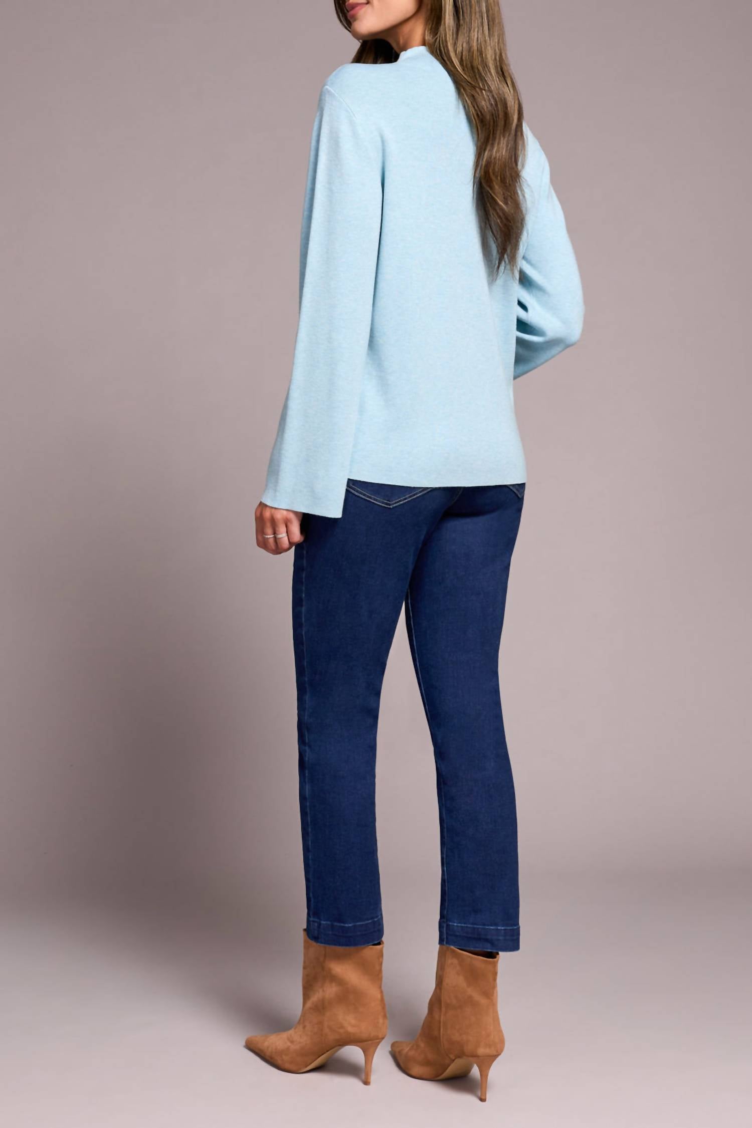 Tribal - Long Sleeve Funnel Neck Sweater