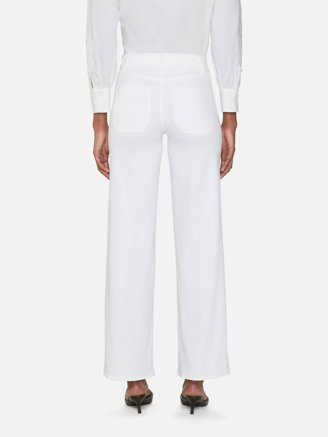 Frame - Le Slim Palazzo High-rise Wide-leg Jeans