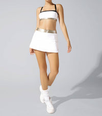 HEROINE SPORT Ace Tennis Skirt in white - women's skirt