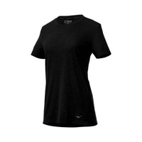 MIZUNO Women's Inspire Tee in pure black - women's t-shirt