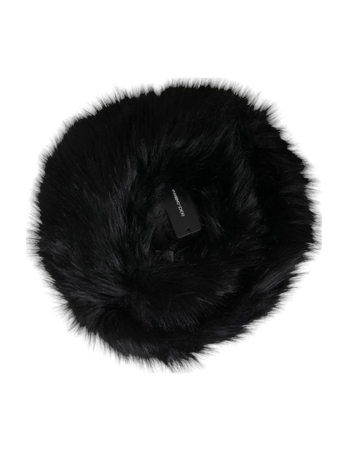 Dolce & Gabbana - Faux Fur Bucket Hat
