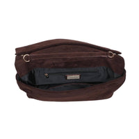 Moda Luxe - Women's Suede Crossbody Bag