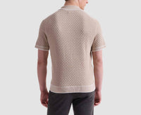 Bugatchi Uomo - Diamond Cable Polo Sweater