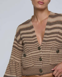 L'Agence - Christabel Stripe Cardigan