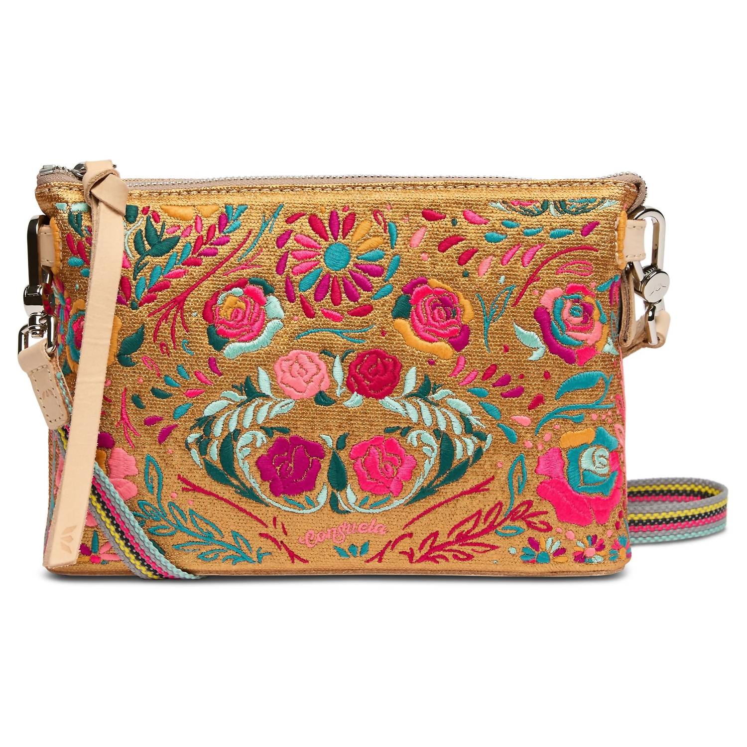 Consuela - Women's Embroidered Midtown Crossbody Bag