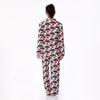 Kickee - Long Sleeve Collared Pajama Set