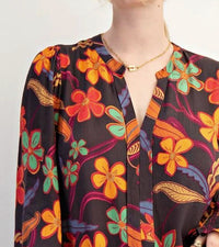 Easel - Flower Child Top