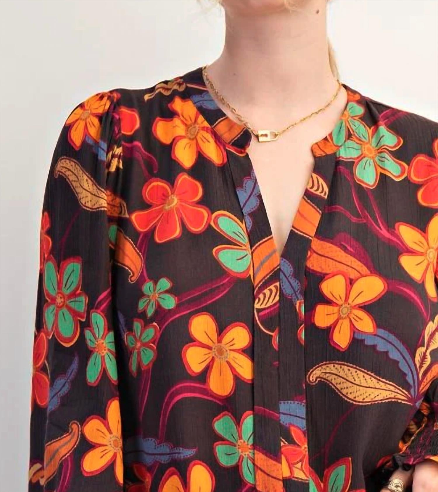 Easel - Flower Child Top