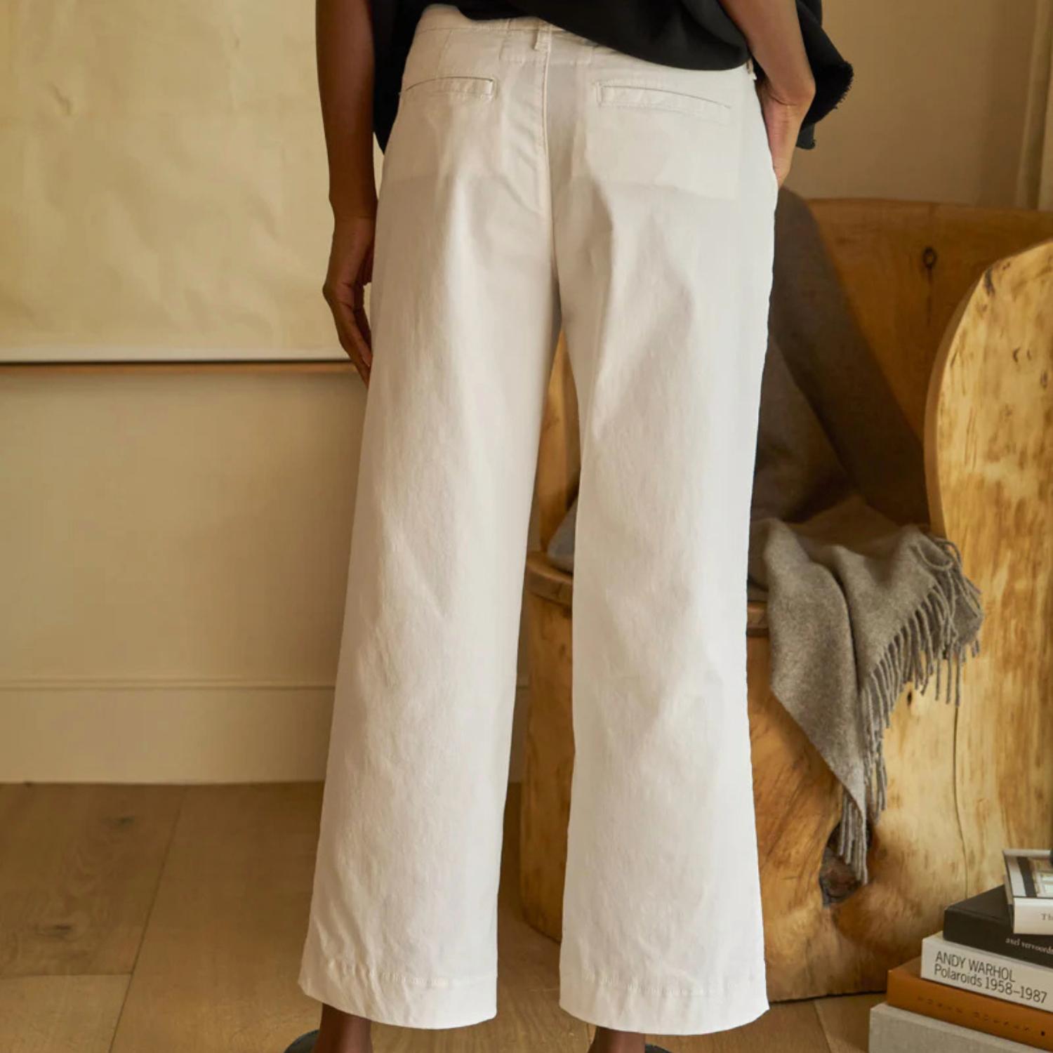 Frank & Eileen - Westport Italian Wide Leg Chino Trouser