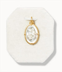 spartina 449 Women's Forget Me Not Flower Charm in gold - women's jewelry