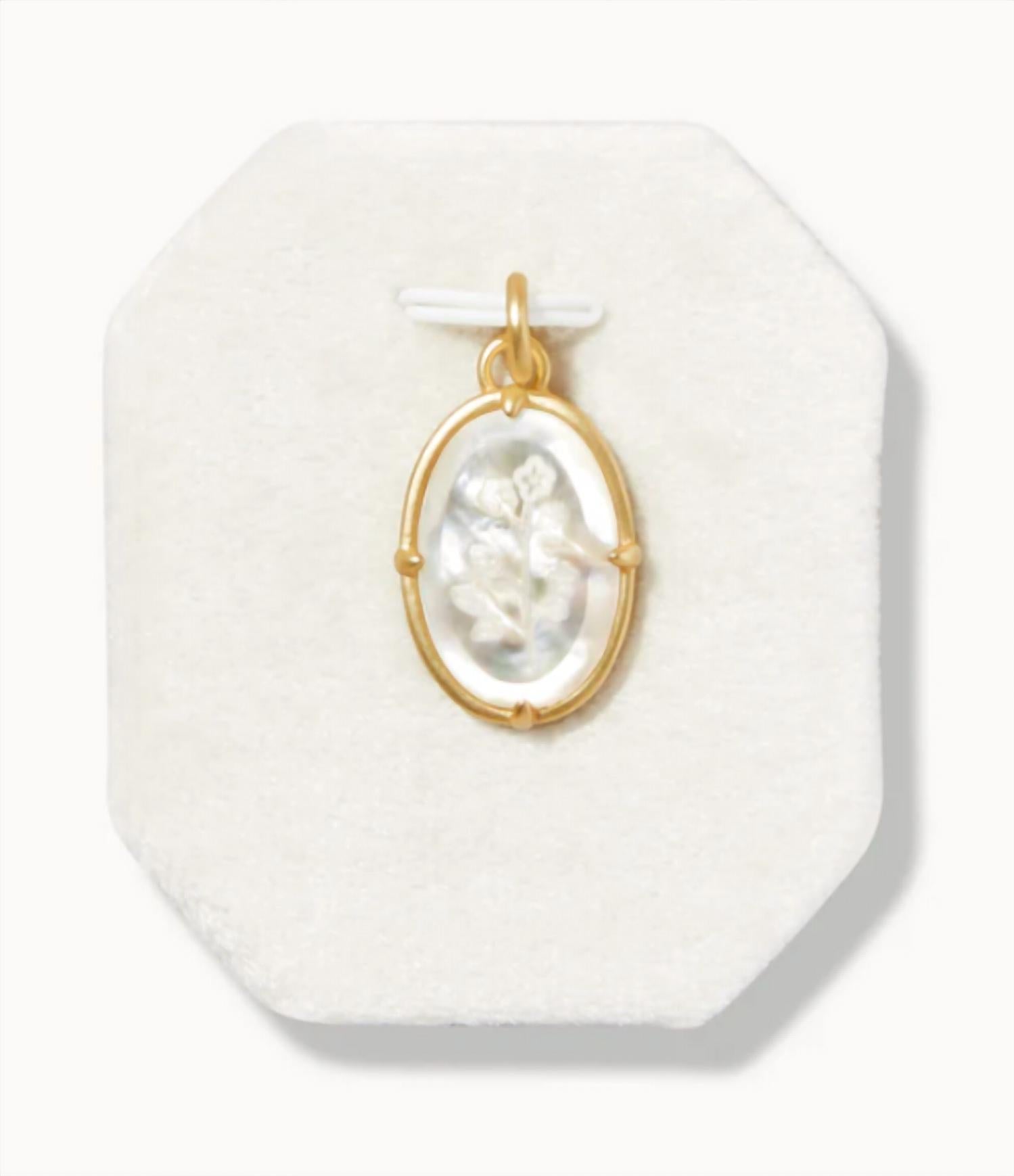 spartina 449 Women's Forget Me Not Flower Charm in gold - women's jewelry