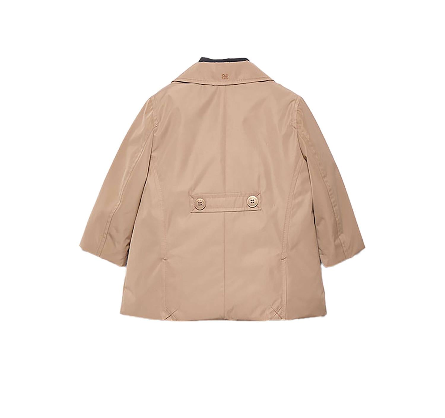 Abel & Lula Baby Trench Coat With Interior Vest in camel - item - detail view