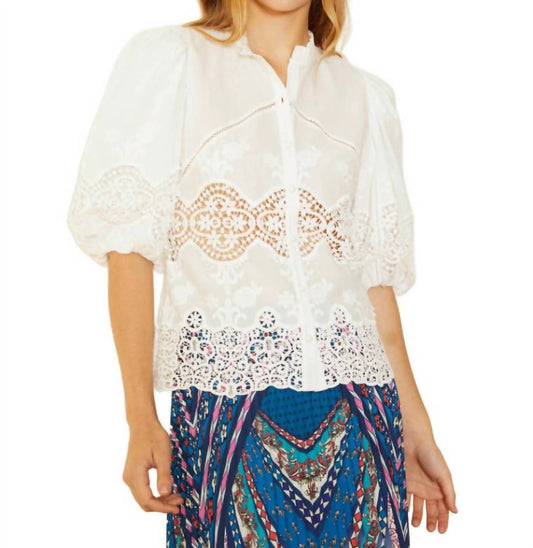 Caballero - Celeste Lace Top