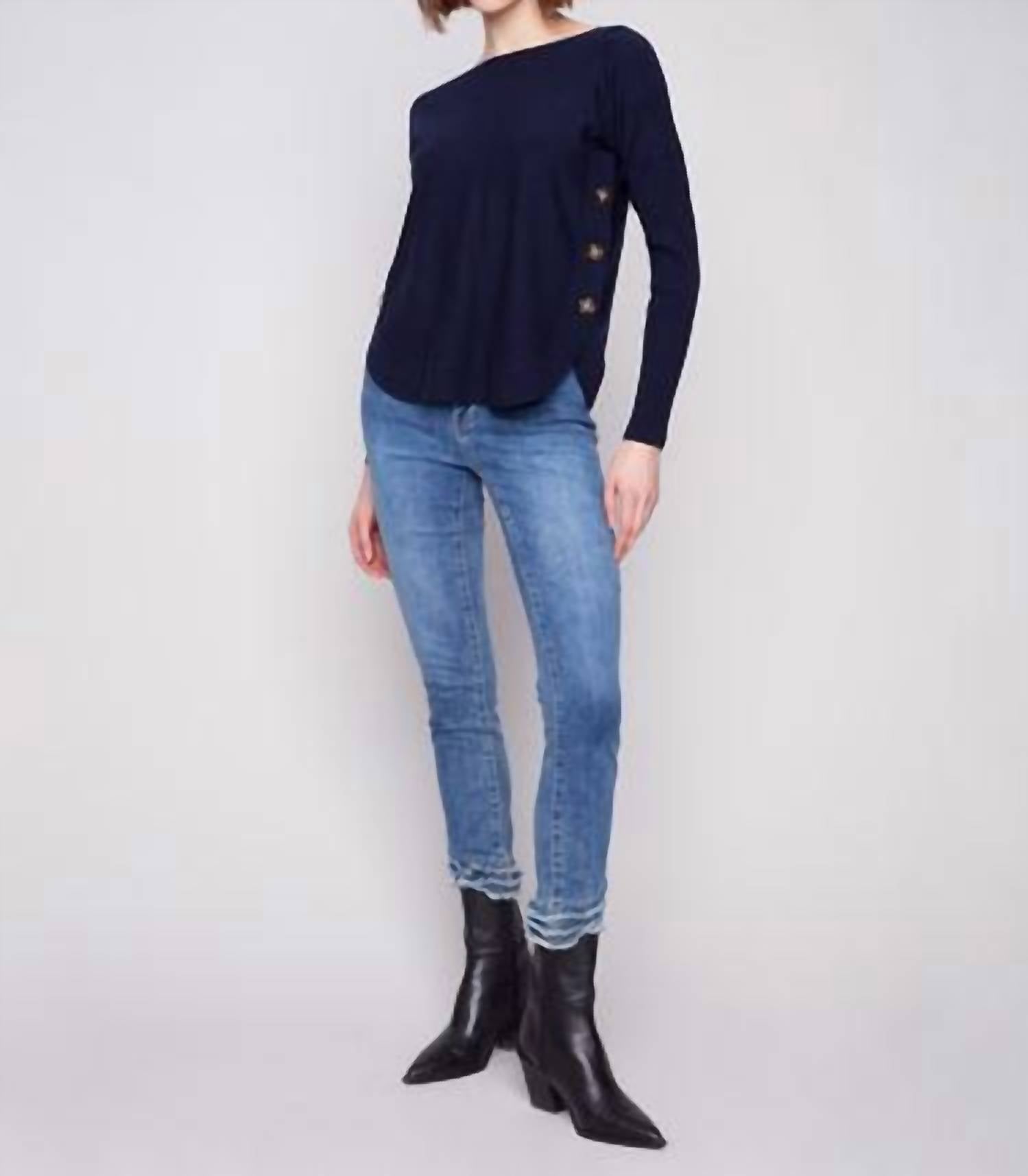 Charlie B - Boat Neck Sweater