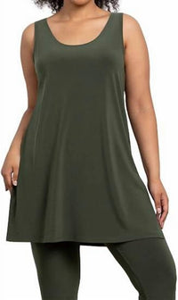Sympli - Go To Tank Tunic Melange Top