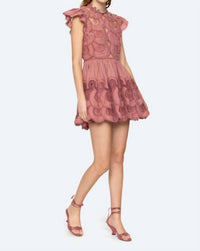 SEA Drea Mini Dress in rose - women's dress