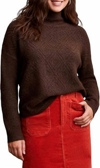 Tribal - Long Sleeve Mock Neck Sweater