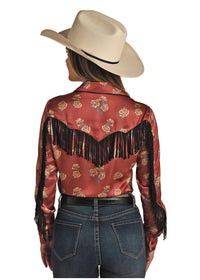 Panhandle - Rose Long Sleeve Snap Front Western Shirt