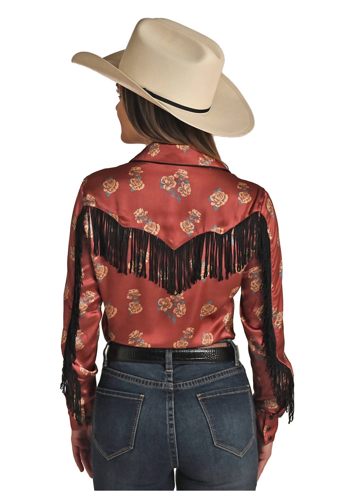 Panhandle - Rose Long Sleeve Snap Front Western Shirt