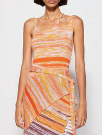 JONATHAN SIMKHAI AVANI SPACE DYE TANK TOP in lupine - women's tank top