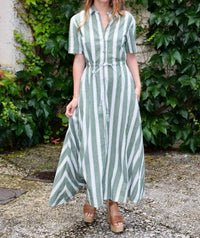 Never A Wallflower - Kelli Short Sleeve Maxi Dress