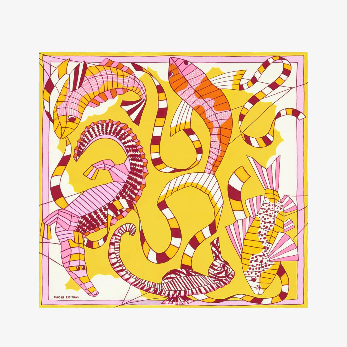 Inoui Editions - Women's Carre 65 Cerfs Scarf