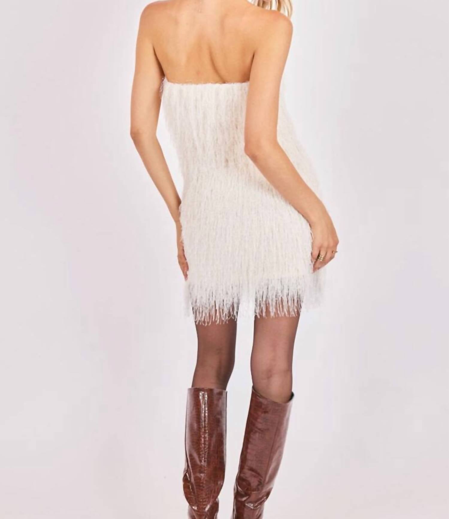 Sadie & Sage - Angel Wings Fringe Skirt