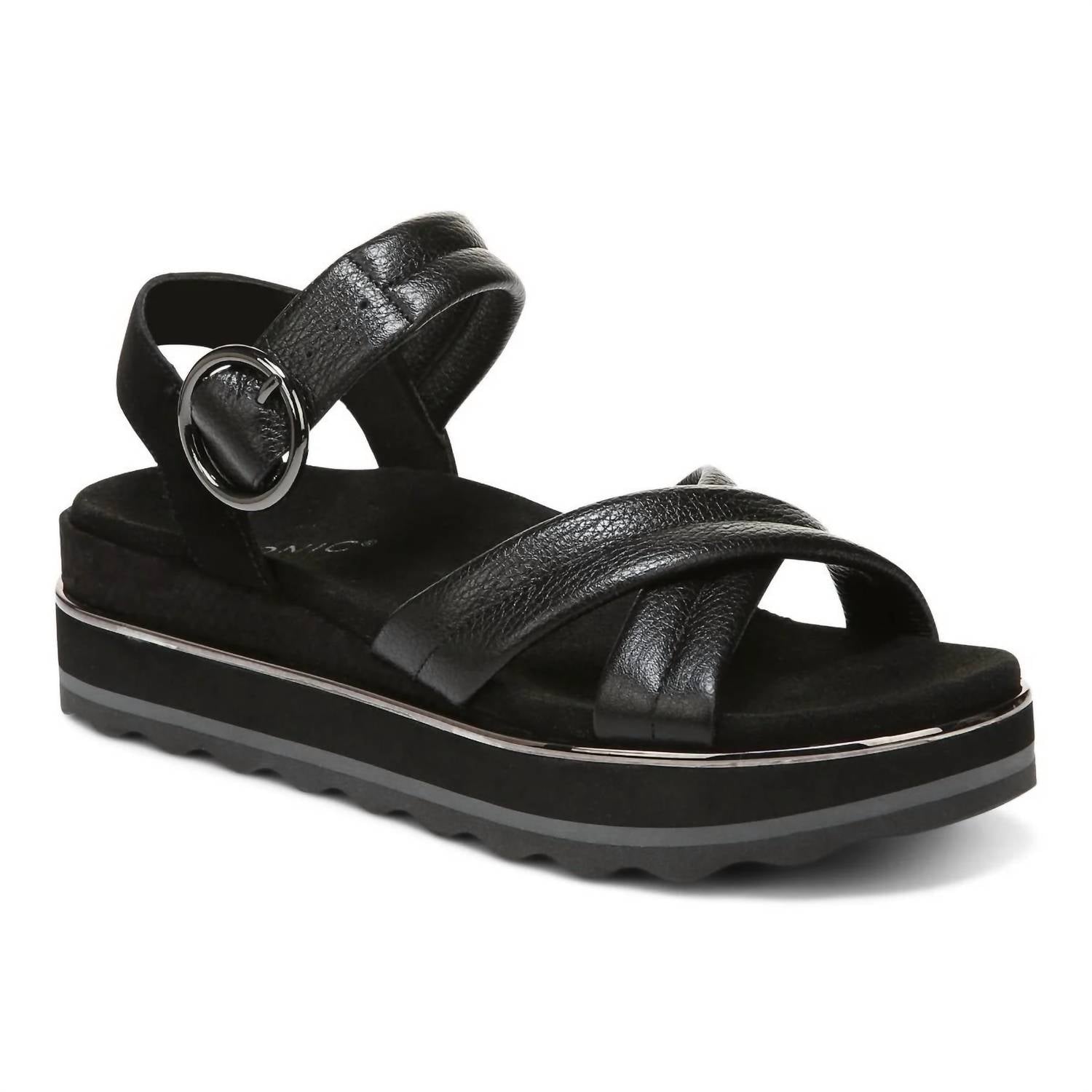 VIONIC Women's Reyna Sandals in black - women's sandal