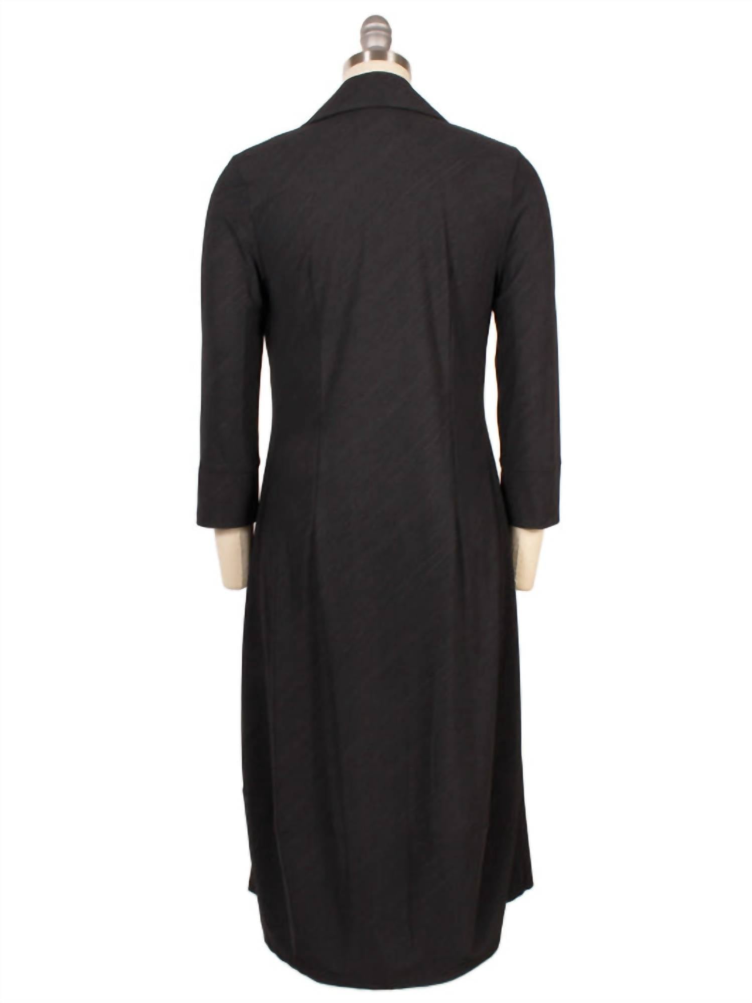 Porto - Women's Long Sleeve Collared Flavia Dress