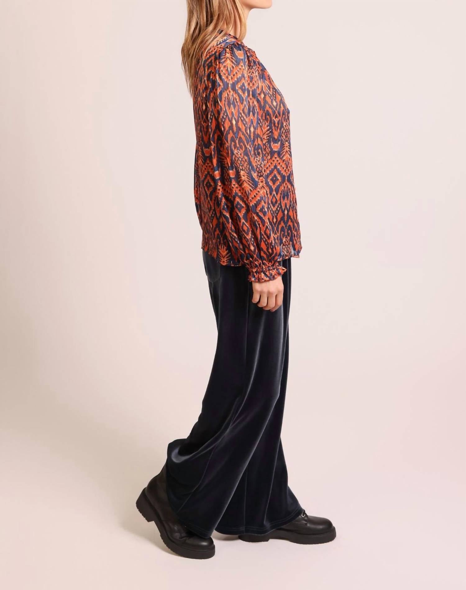 Traffic People A Case For Chaos Truce Shirt in henna - women's blouse - view 4