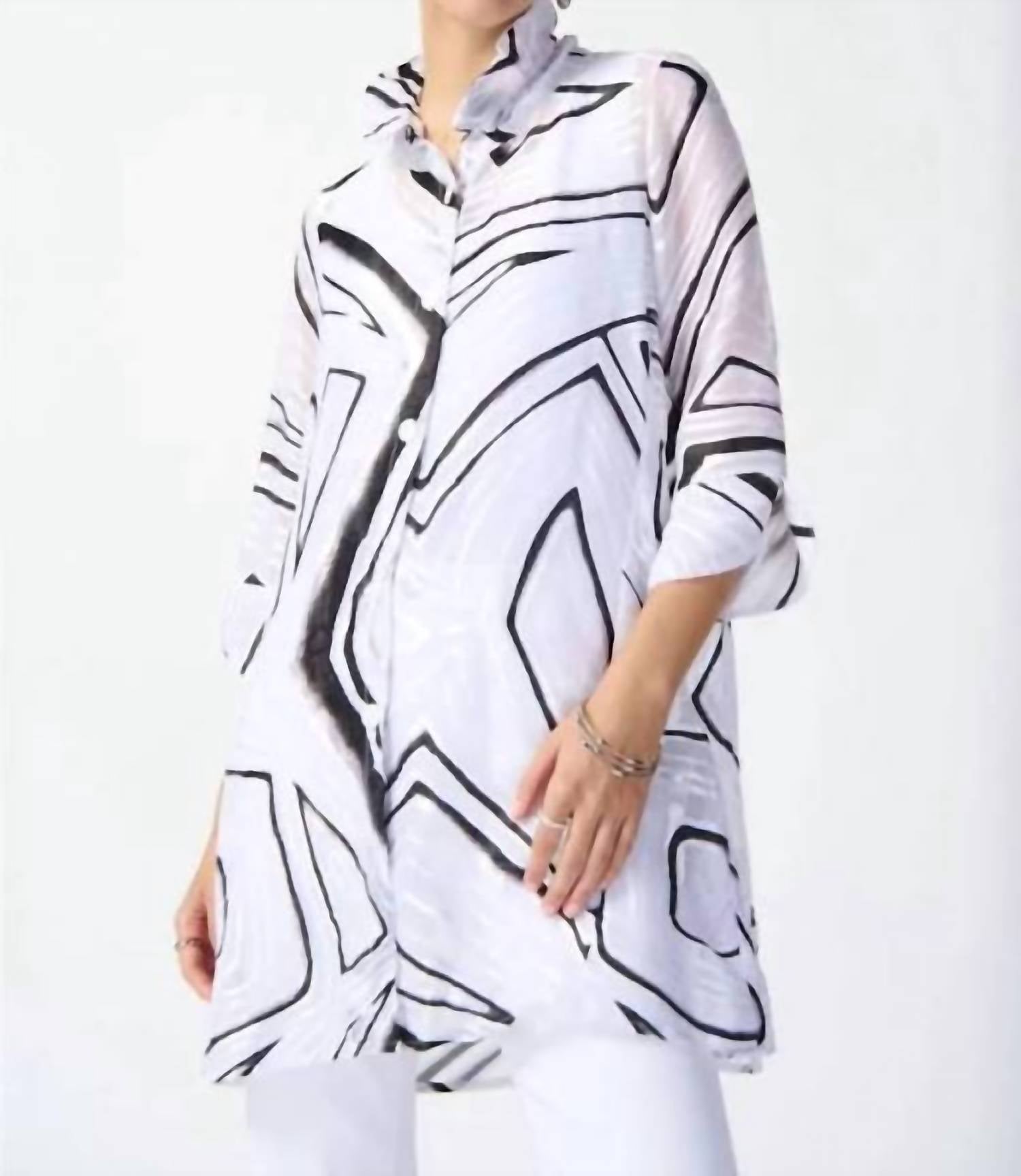 Joseph Ribkoff - Abstract Blouse