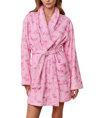LoveShackFancy Valentine Indie Robe in pink - item - alternate view