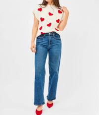 Mary Square - Josie Mini Hearts Sweater