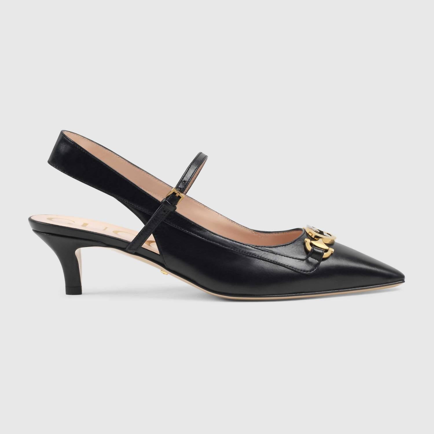 Gucci - Women's Decollete Leather Slingback Pump