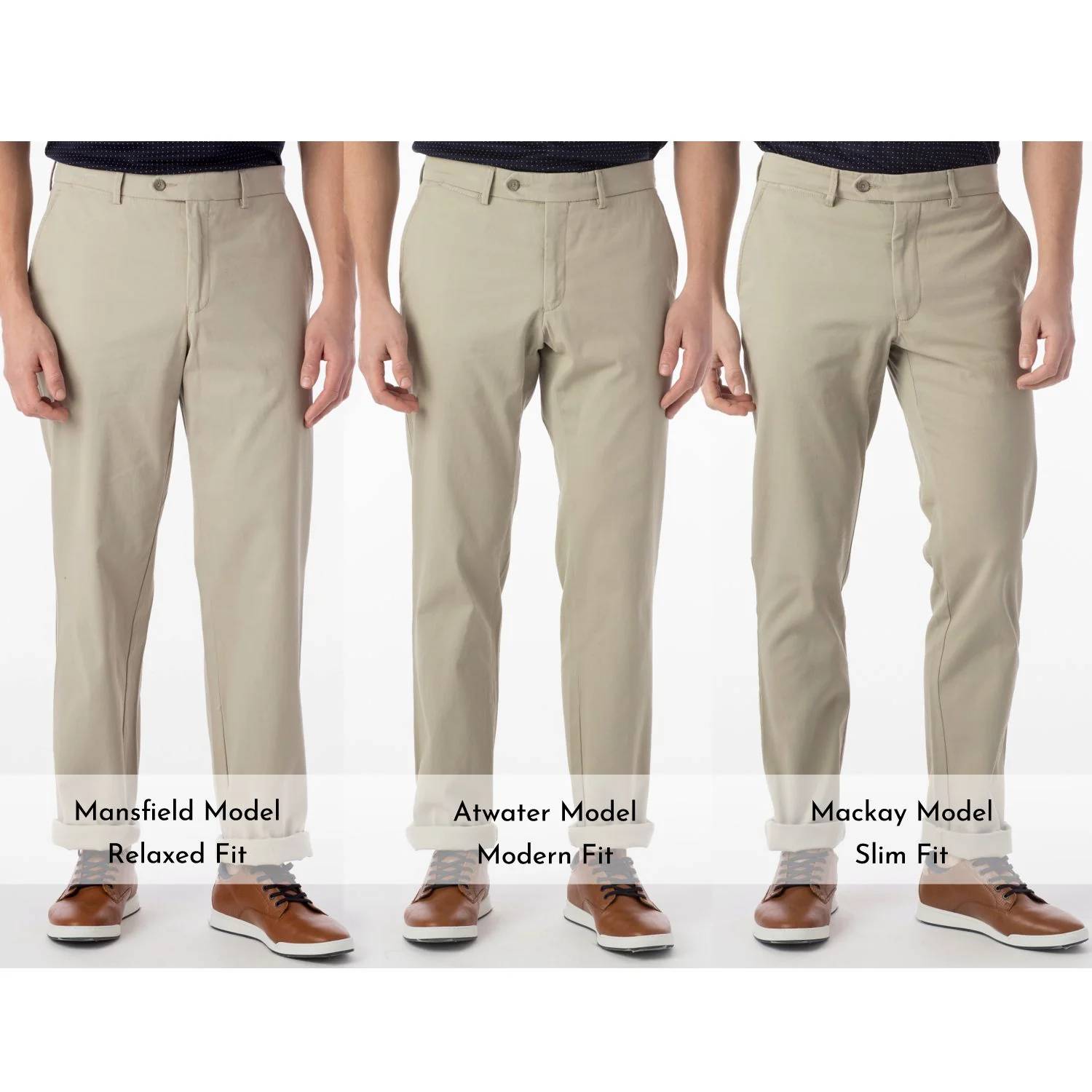 Ballin - Perma Color Pima Twill Khaki Pants - Atwater Modern Fit