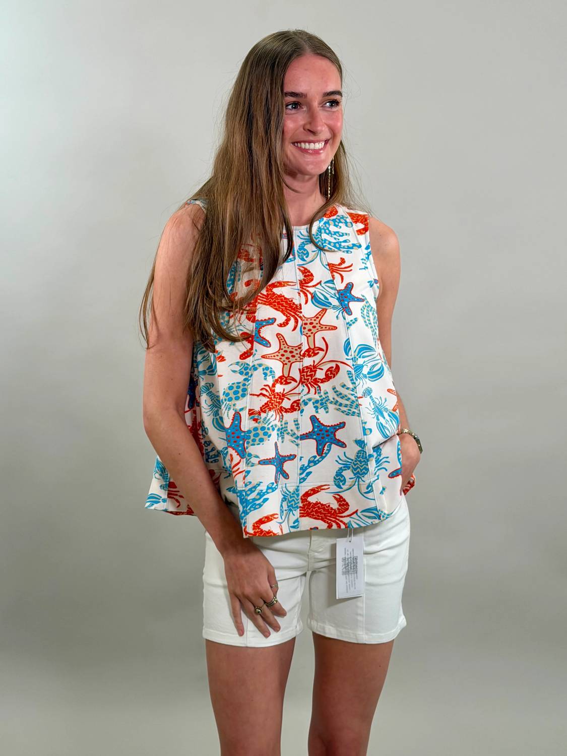 Ivy Jane - Playful Nautical Sleeveless Top