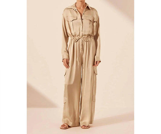 Shona Joy - Shae Drawstring Utility Jumpsuit