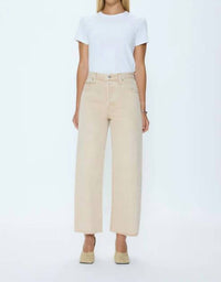 PISTOLA Tate Crop Jean in dune 2 - women's jeans