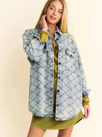 Davi & Dani - Quilted Shirt Jacket