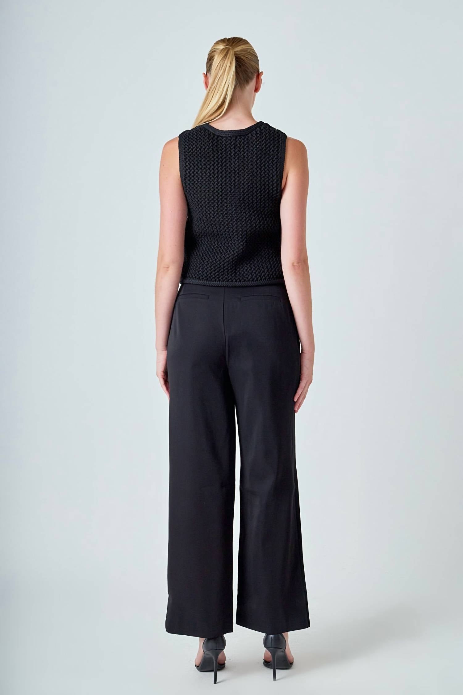 Endless Rose - Statement Buttons Knit Vest