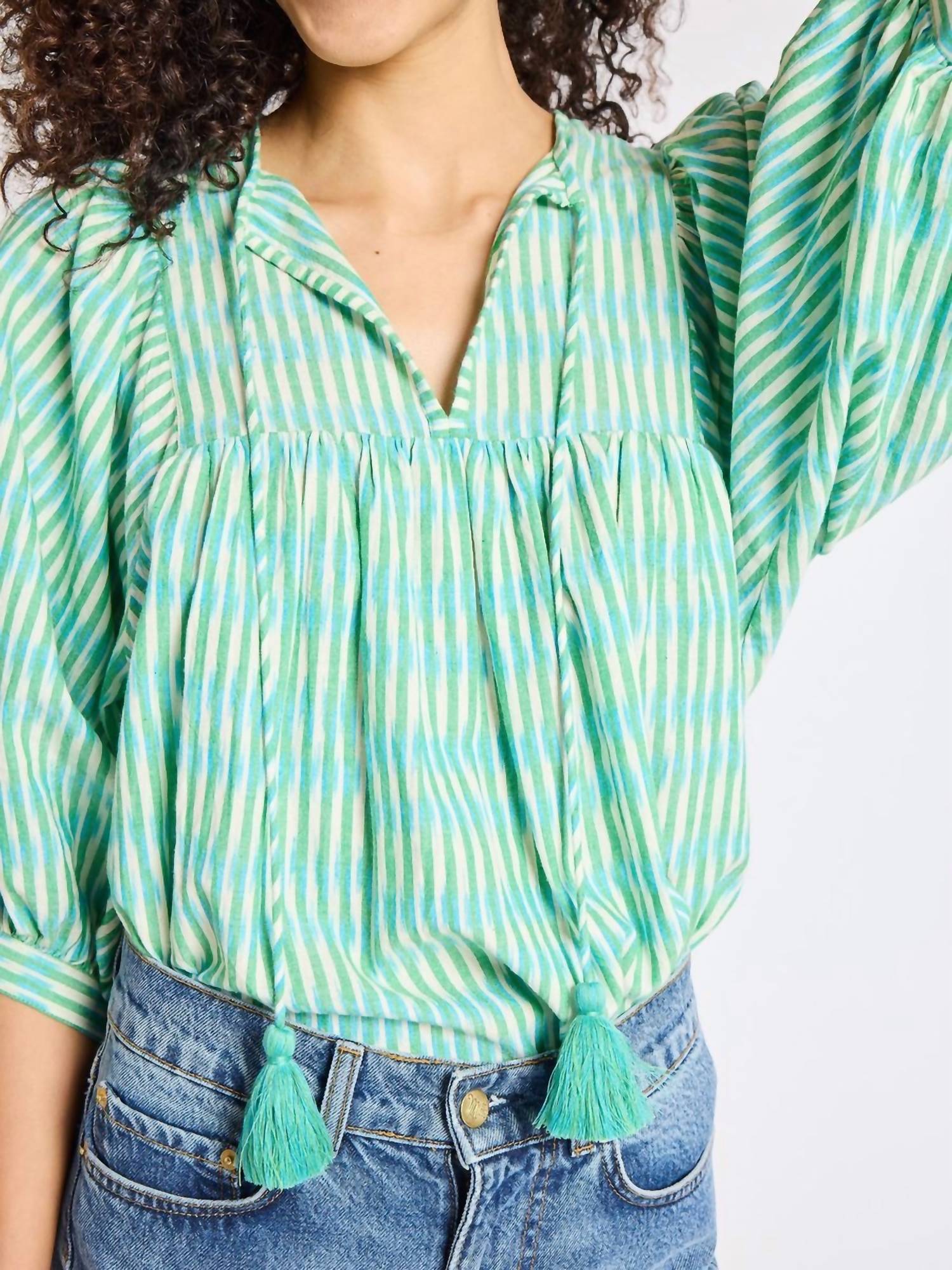 Mille - Thalia V-neck Top