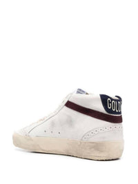 Golden Goose - Women's Mid Star Nappa Upper Toe And Spur Glitter Star Suede Wave And Heel Sneakers