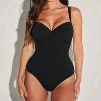 Ta3 Lushy One Piece Shapewear Swimsuit in black - women's swimwear