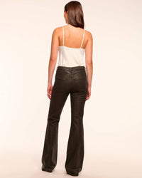 Ramy Brook - Helena Coated High-rise Flare Jean