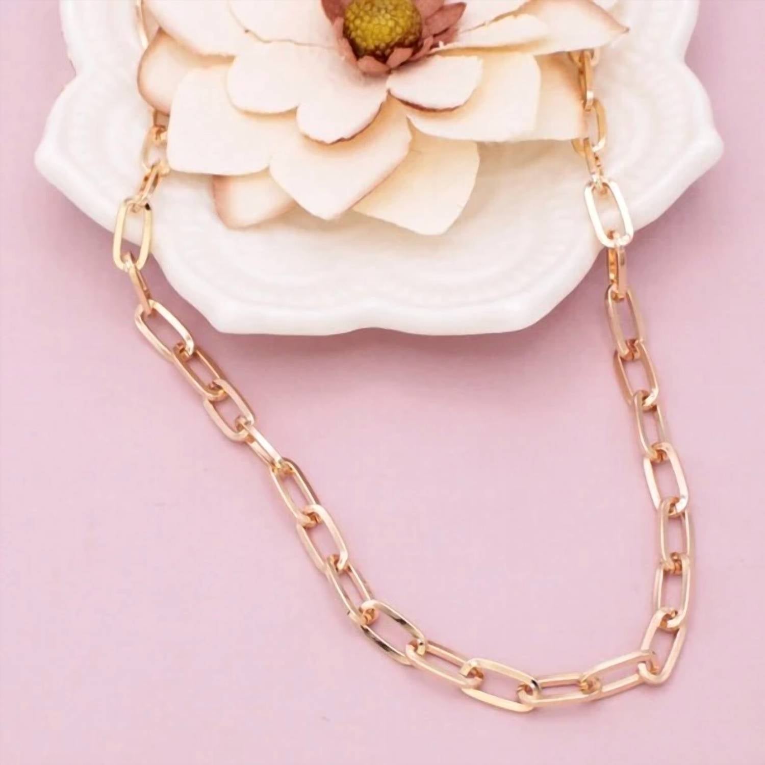 Zad - Women's Paperclip Chain Necklace