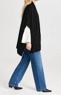 White + Warren - Cashmere Blend Open Poncho