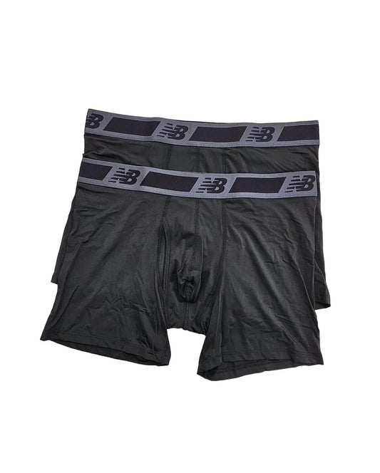 New Balance - Men's 2-Pack Dry And Fresh Performance 6" Boxer Briefs