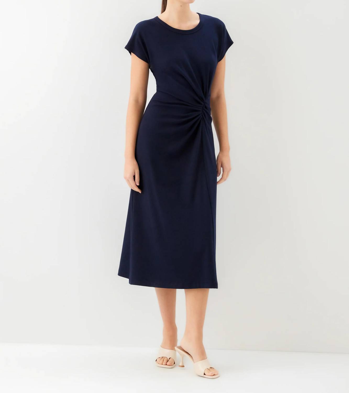 Fifteen Twenty - Women's Aveline Side-twist Midi Dress